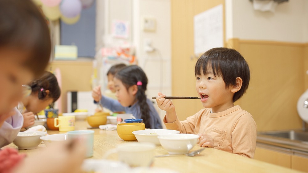 自園給食について